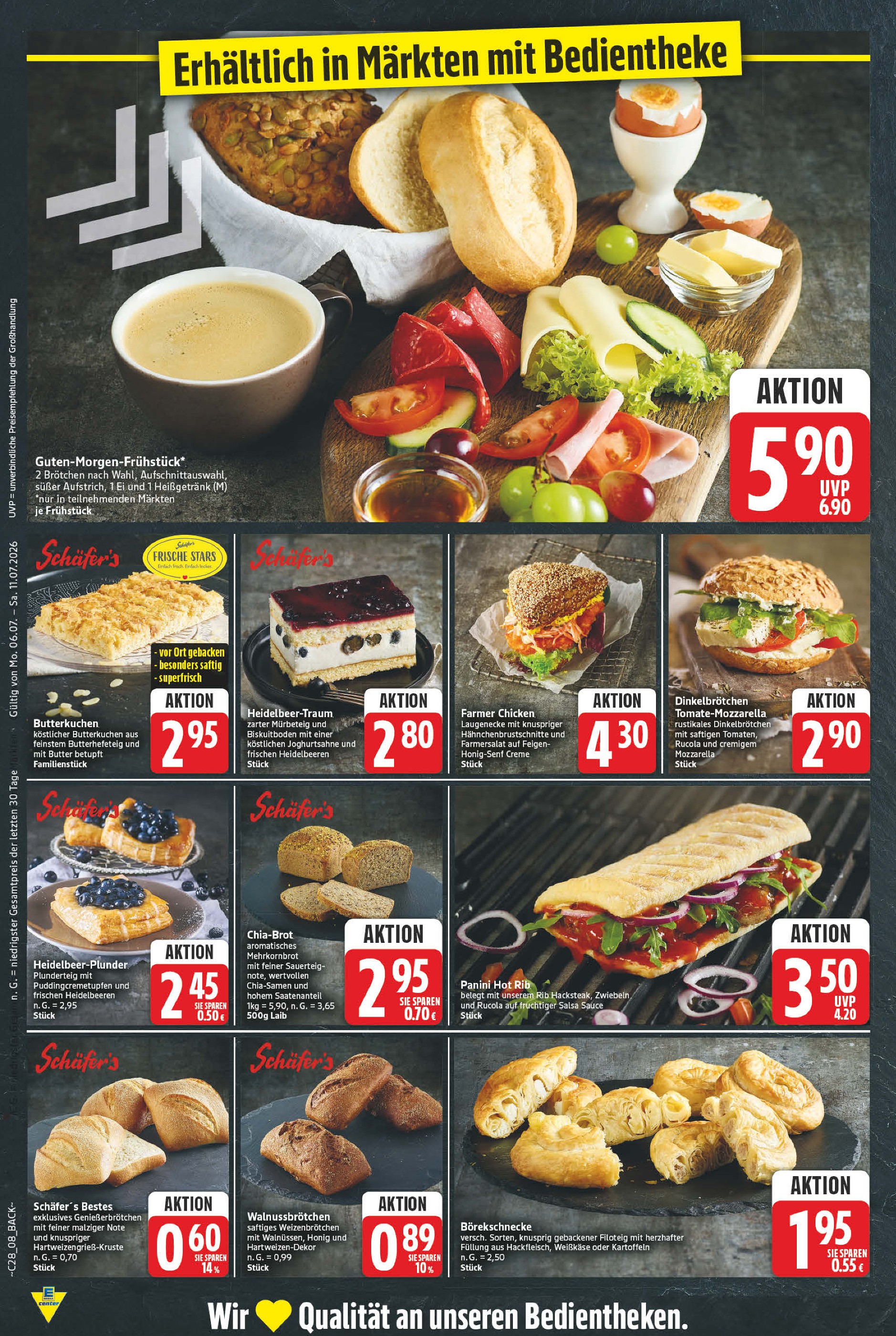 Gebäck Angebot im aktuellen E center Prospekt auf Seite 8